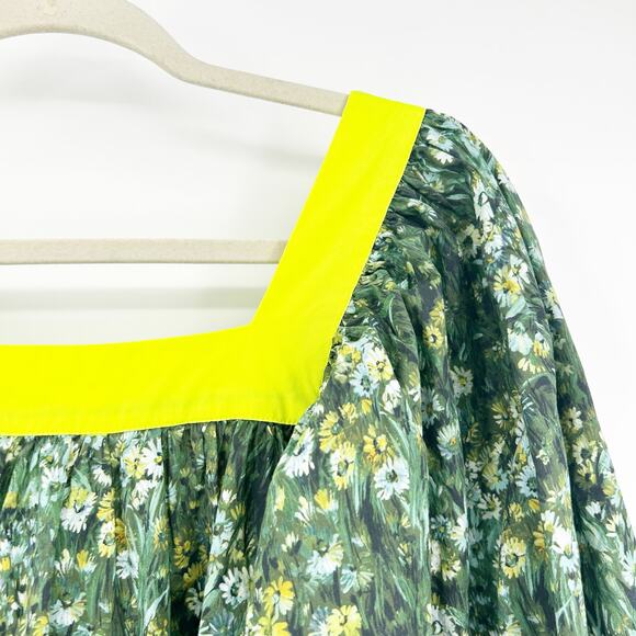 Batsheva X Laura Ashley Peasant Beaumaris Floral Dress Size 4 Sherwood Forest - Picture 9 of 10